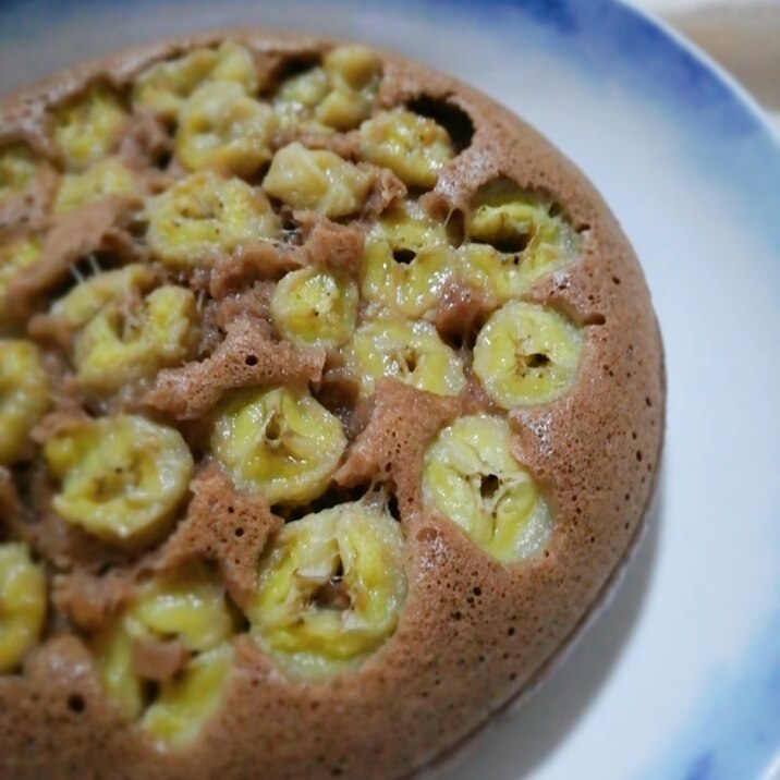 フライパンでつくる ココアバナナケーキ レシピ 作り方 By ぺぽかぼちゃ 楽天レシピ